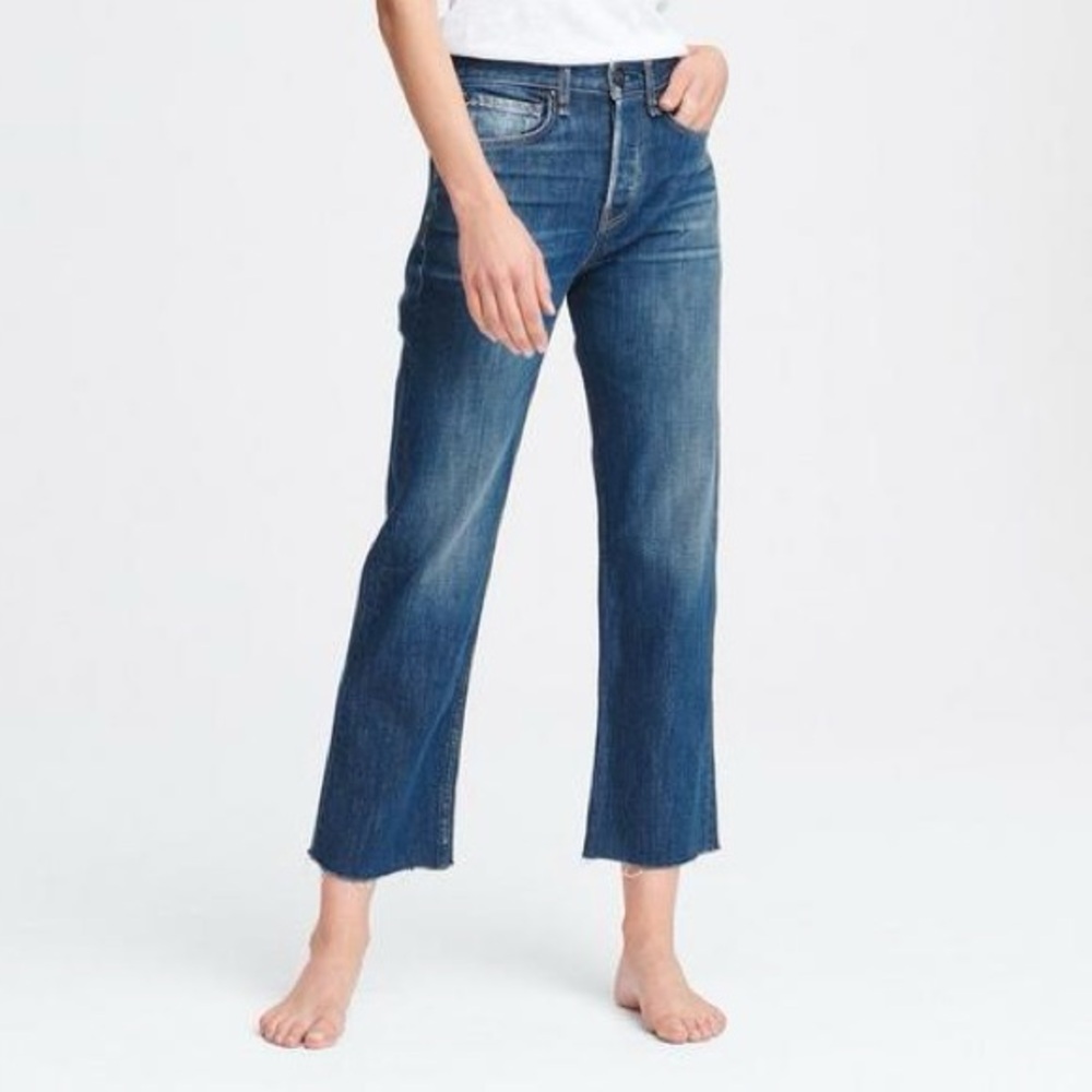 Rag & Bone Maya High-Rise Ankle Straight Jean